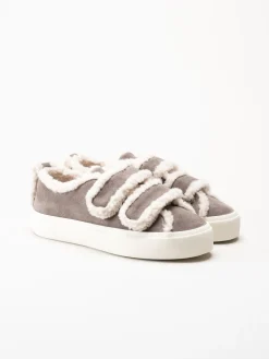 Inuikii - Shearling - Grå ullfodrade sneakers