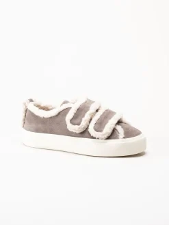 Inuikii - Shearling - Grå ullfodrade sneakers