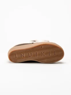 Inuikii - Shearling - Mörkbruna ullfodrade sneakers