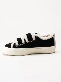 Inuikii - Shearling - Svarta ullfodrade sneakers