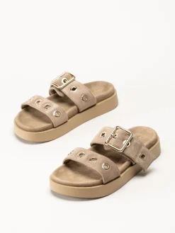 Inuikii - Tilda Buckle - Beige sandaler