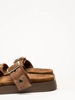Inuikii - Tilda Buckle - Mörkbruna sandaler