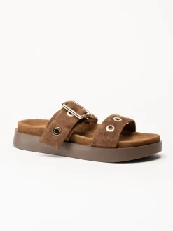 Inuikii - Tilda Buckle - Mörkbruna sandaler