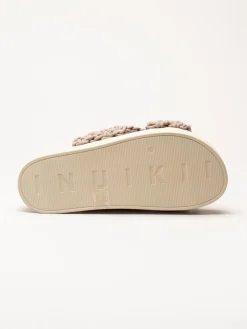 Inuikii - Woven - Beige virkade sandaler