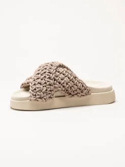 Inuikii - Woven - Beige virkade sandaler