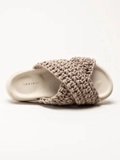 Inuikii - Woven - Beige virkade sandaler