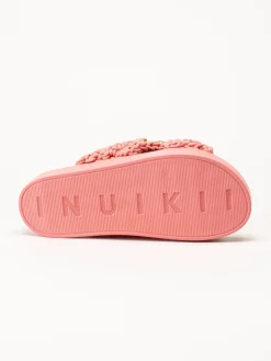 Inuikii - Woven Stones - Rosa slip in sandaler i virkad textil