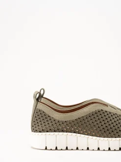 Jana - Gröna slip on skor
