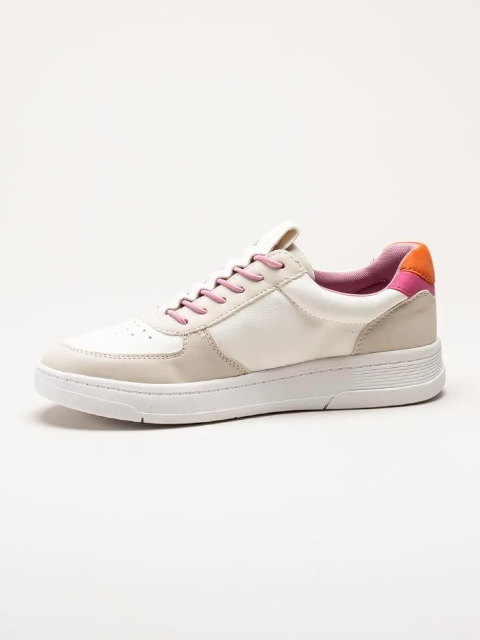 Jana - Vita multifärgade sneakers
