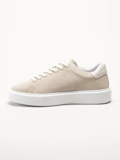 Johnny Bulls - Beige sneakers i mocka