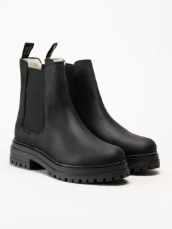 Johnny Bulls - Braga Tres - Svarta ullfodrade chelsea boots