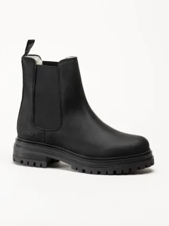 Johnny Bulls - Braga Tres - Svarta ullfodrade chelsea boots