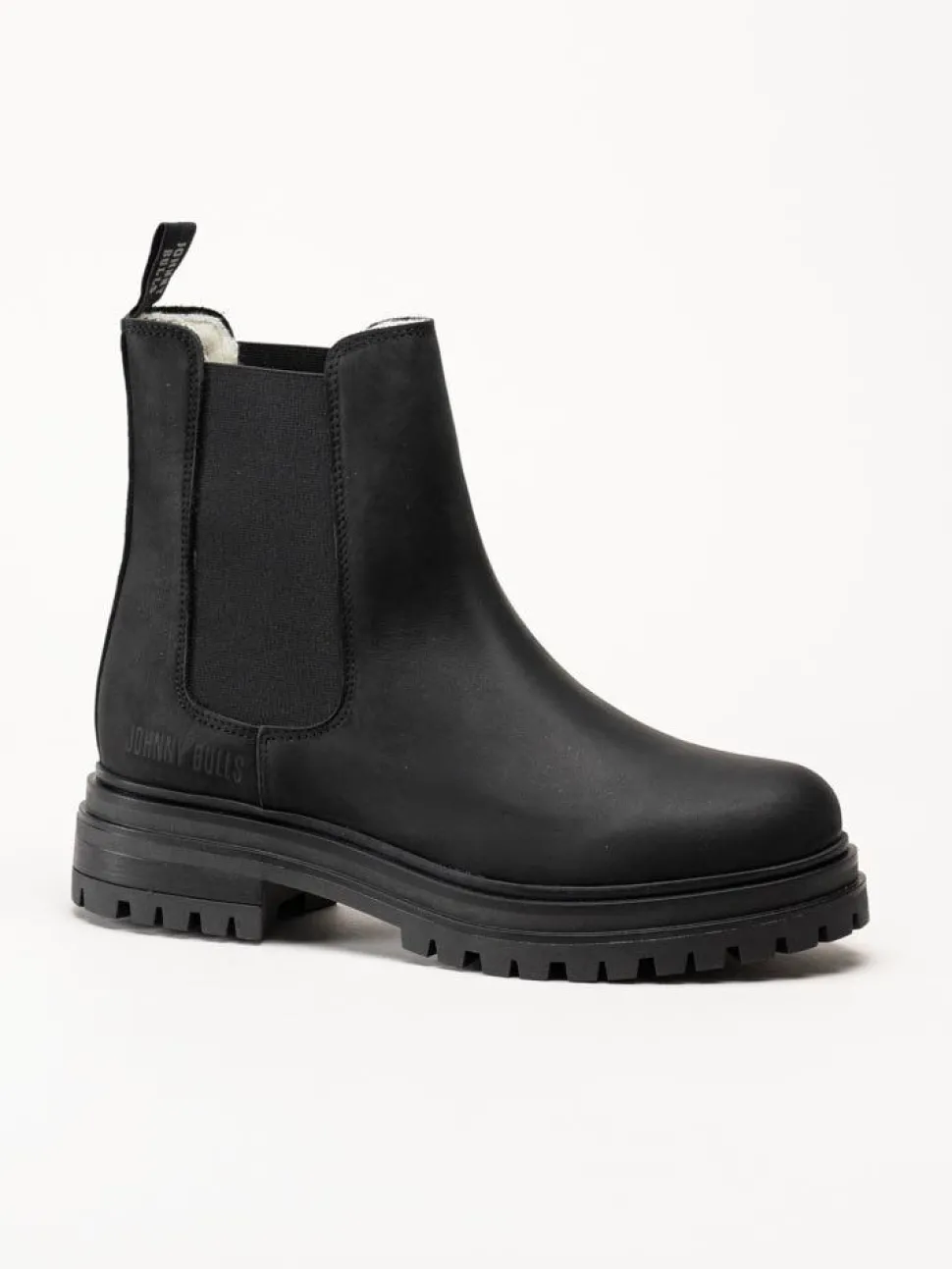 Johnny Bulls - Braga Tres - Svarta ullfodrade chelsea boots