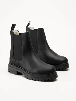 Johnny Bulls - Braga Tres - Svarta ullfodrade chelsea boots