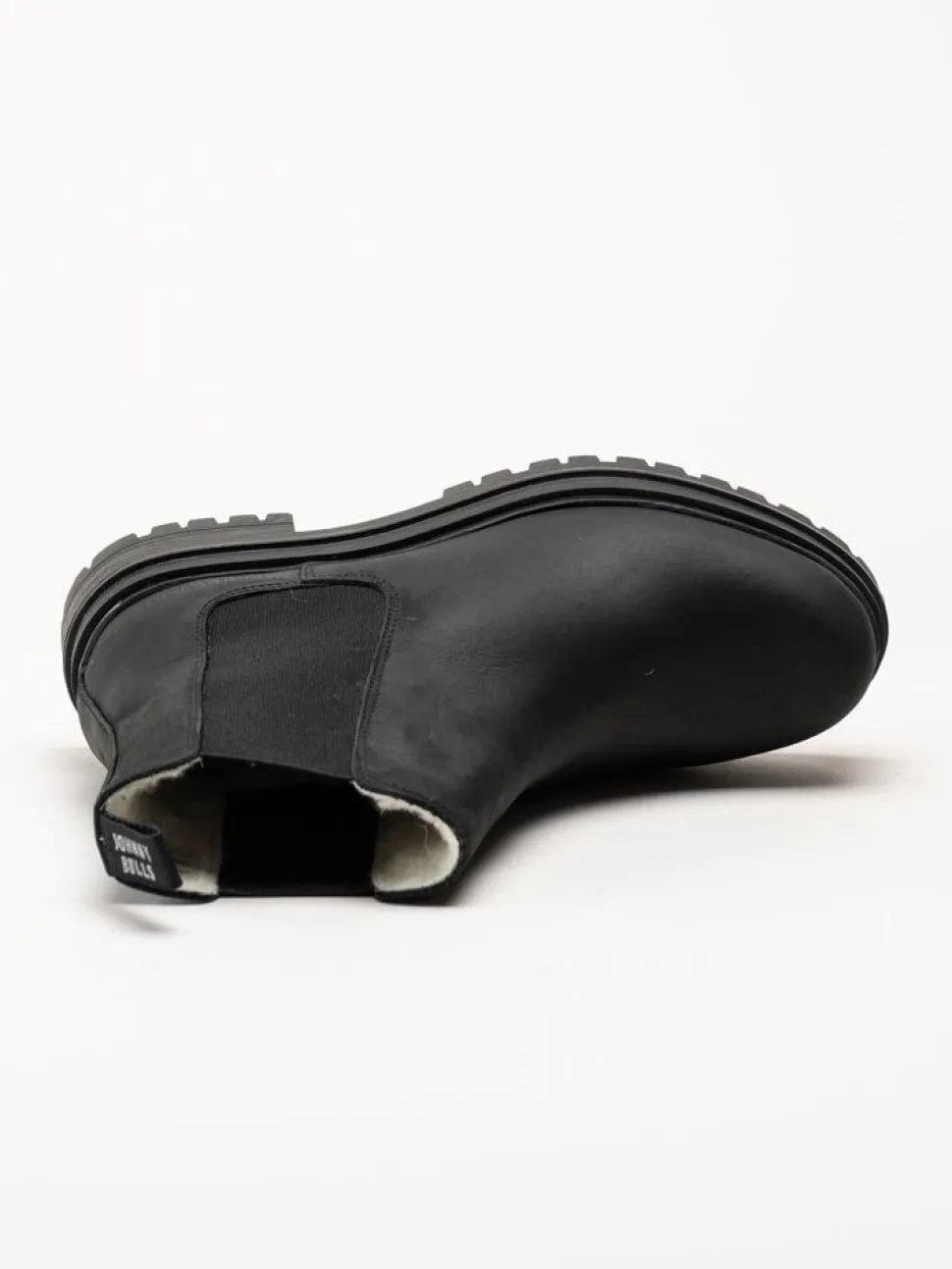 Johnny Bulls - Braga Tres - Svarta ullfodrade chelsea boots
