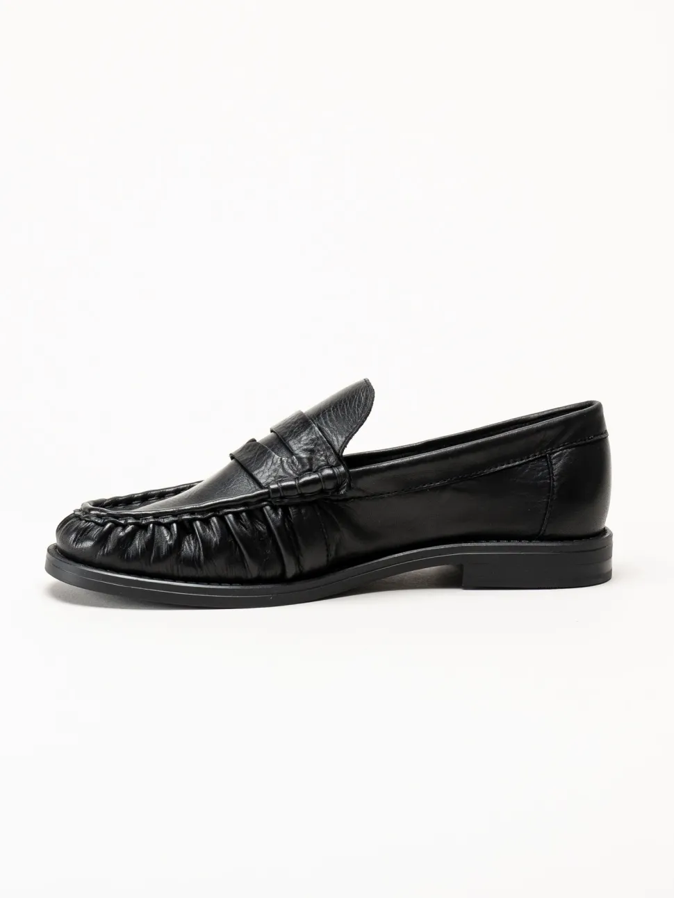 Johnny Bulls - Brooklyn - Svarta loafers i skinn