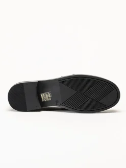 Johnny Bulls - Brooklyn - Svarta loafers i skinn