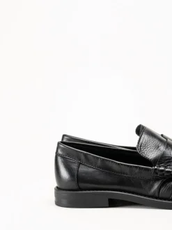 Johnny Bulls - Brooklyn - Svarta loafers i skinn