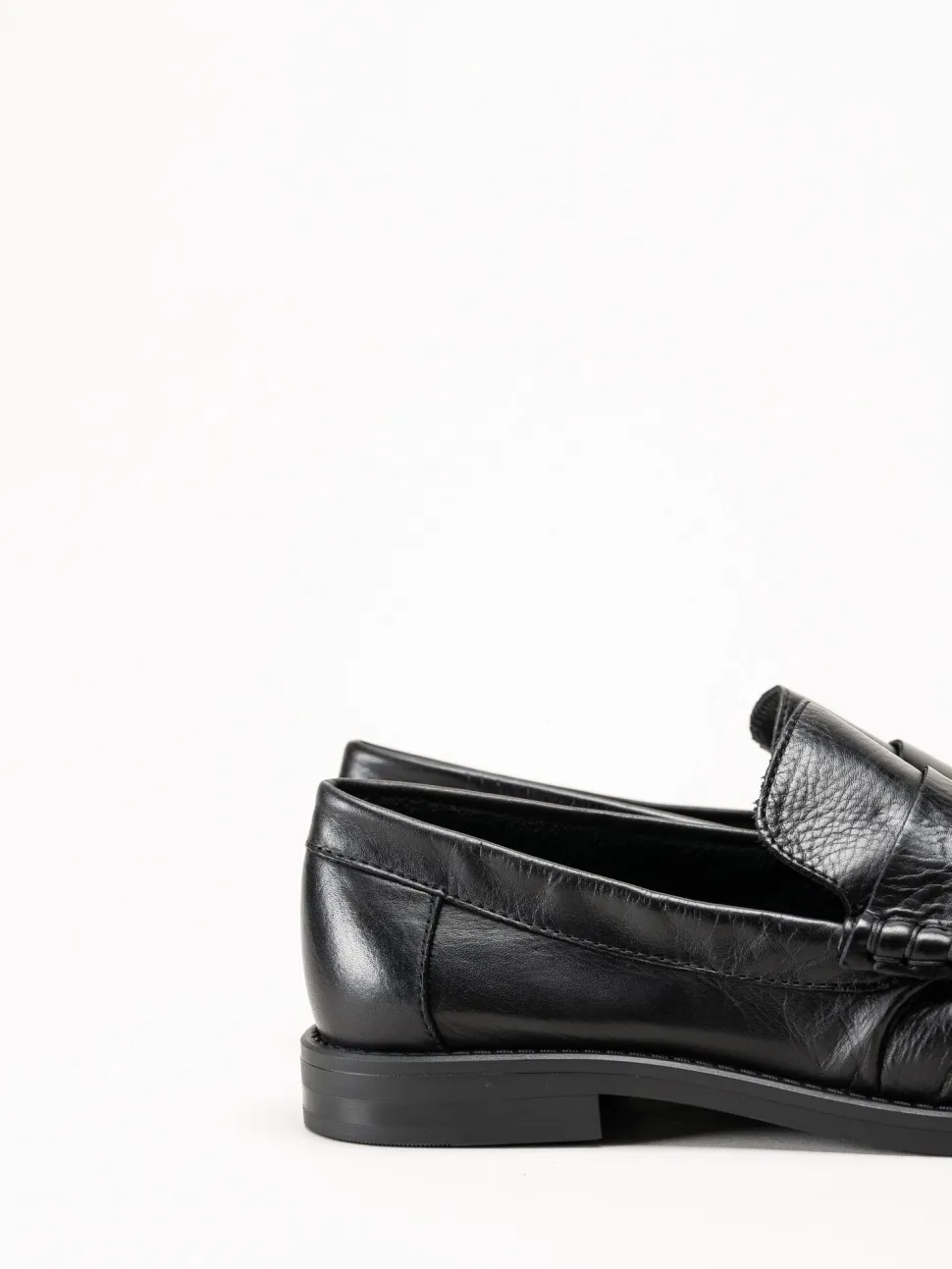 Johnny Bulls - Brooklyn - Svarta loafers i skinn