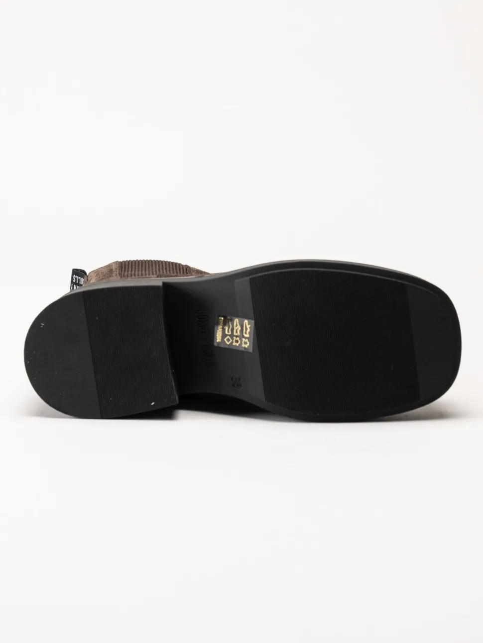 Johnny Bulls - Mörkbruna chelsea boots i mocka
