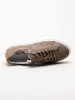 Johnny Bulls - Mörkbruna sneakers i mocka