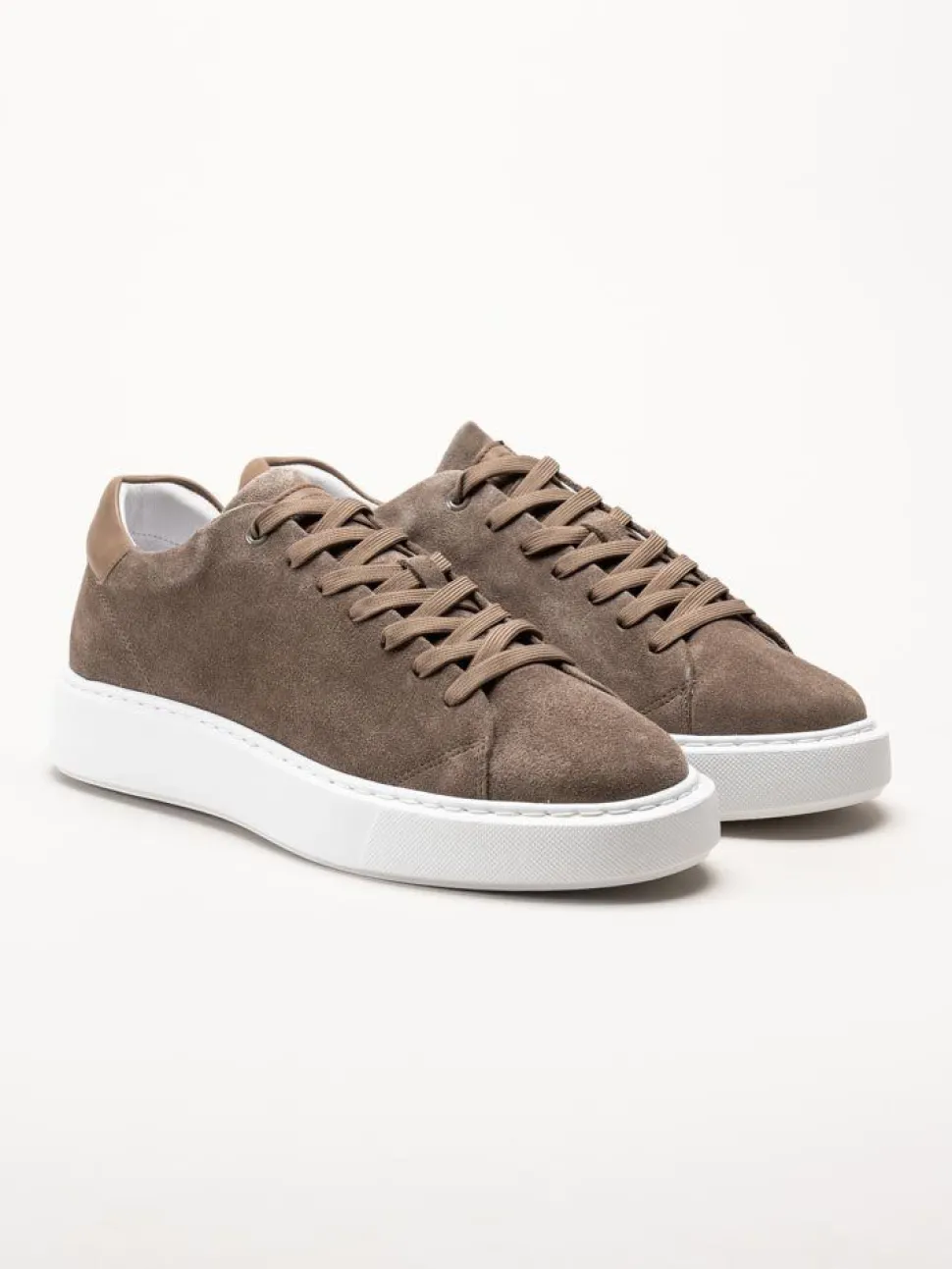 Johnny Bulls - Mörkbruna sneakers i mocka
