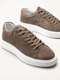 Johnny Bulls - Mörkbruna sneakers i mocka