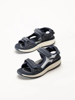 Joya - Komodo II - Blå sandaler i nubuck