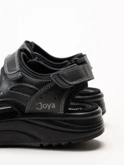 Joya - Komodo II - Svarta sandaler i skinn