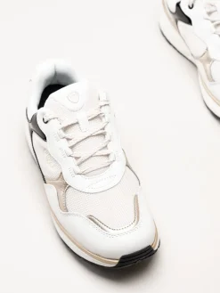 Joya - Tina III - Vita sneakers i skinn och mesh