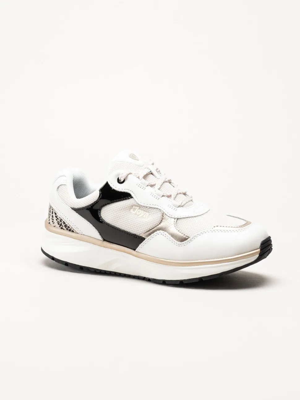 Joya - Tina III - Vita sneakers i skinn och mesh