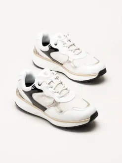 Joya - Tina III - Vita sneakers i skinn och mesh