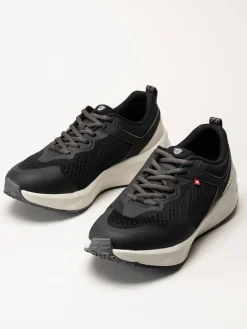 Joya - Veloce M - Svarta walkingskor i textil och syntet