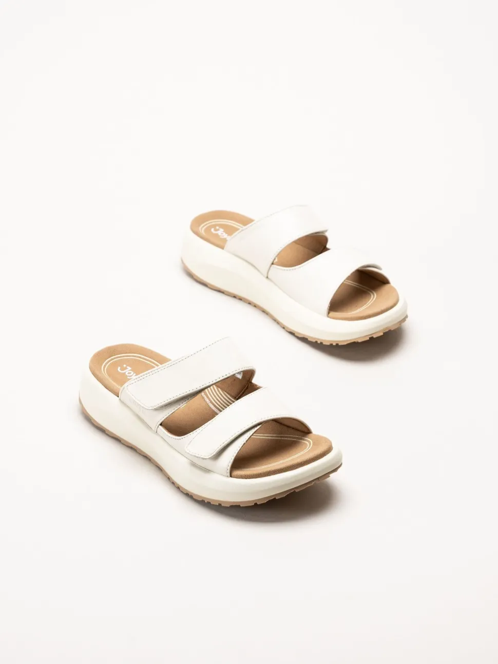 Joya - Vienna III - Offwhite sandaler i skinn