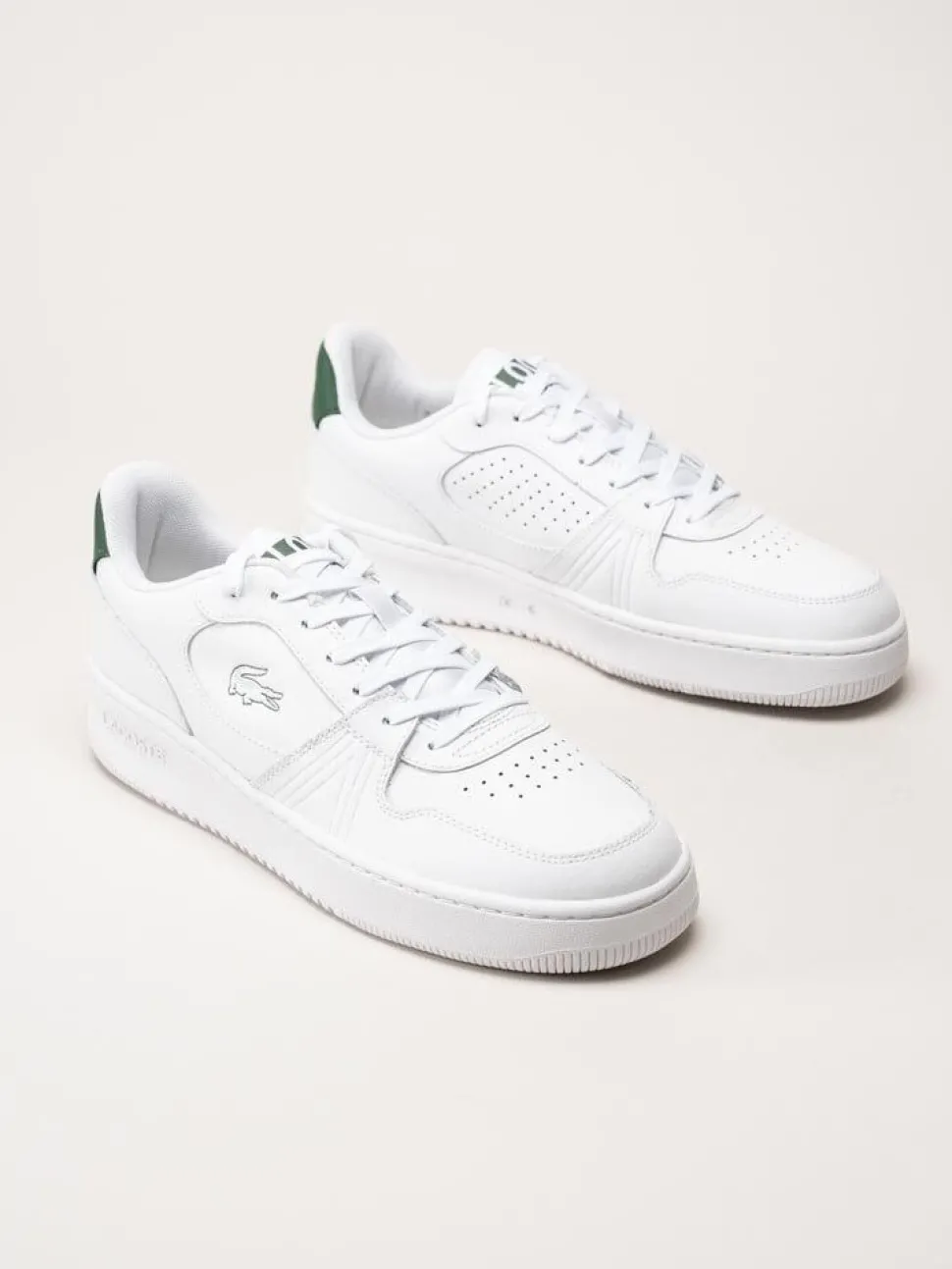 Lacoste - L001 Set - Vita sneakers i skinn