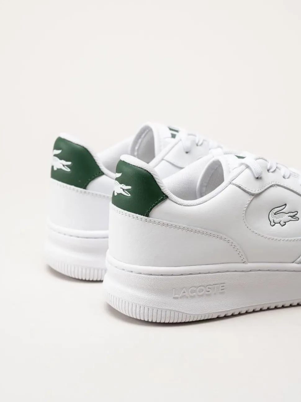 Lacoste - L001 Set - Vita sneakers i skinn