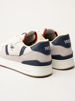 Lacoste - T-Clip Set - Beige multifärgade sneakers