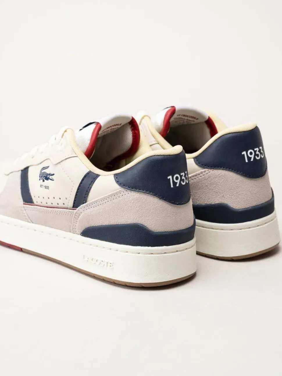 Lacoste - T-Clip Set - Beige multifärgade sneakers