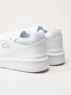Lacoste - Vita sneakers i skinn