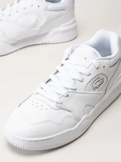 Lacoste - Vita sneakers i skinn