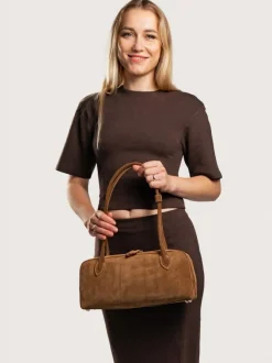 Latalia - Alba sude bag - Brun mockaväska