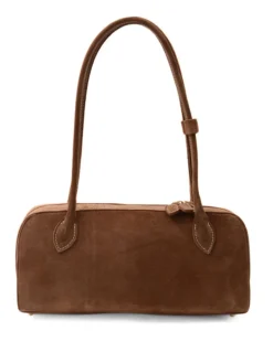 Latalia - Alba sude bag - Brun mockaväska