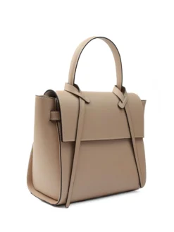 Latalia - Arezzo Bag - Beige handväska i skinn