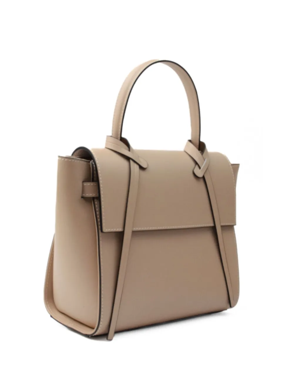 Latalia - Arezzo Bag - Beige handväska i skinn