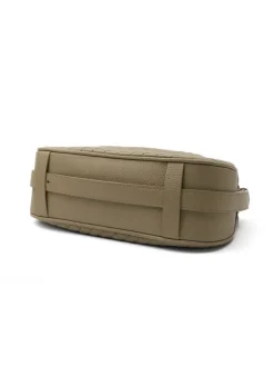 Latalia - Catania - Beige skinnväska med flätad effekt