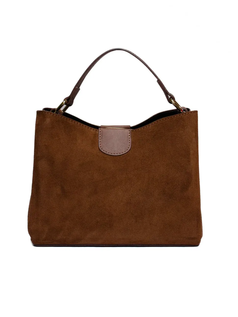 Latalia - Novara Suede - Brun handväska mocka
