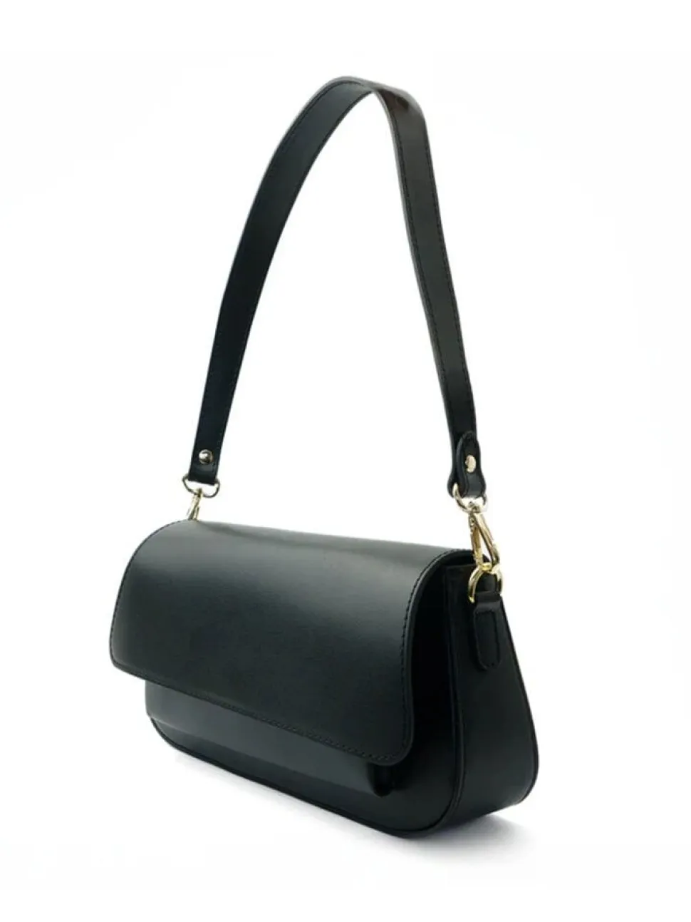 Latalia - Varese - Svart crossbody väska i skinn