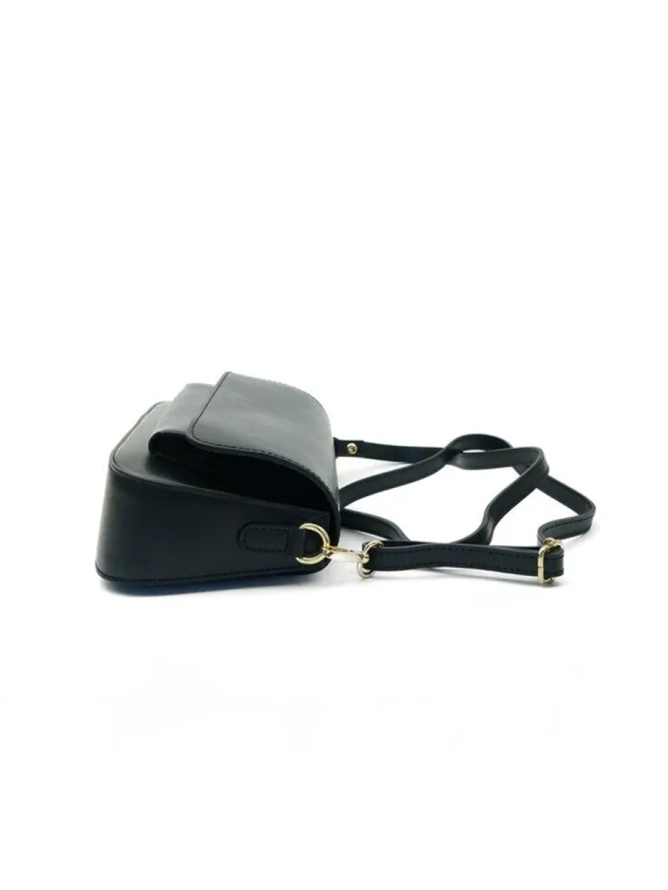 Latalia - Varese - Svart crossbody väska i skinn