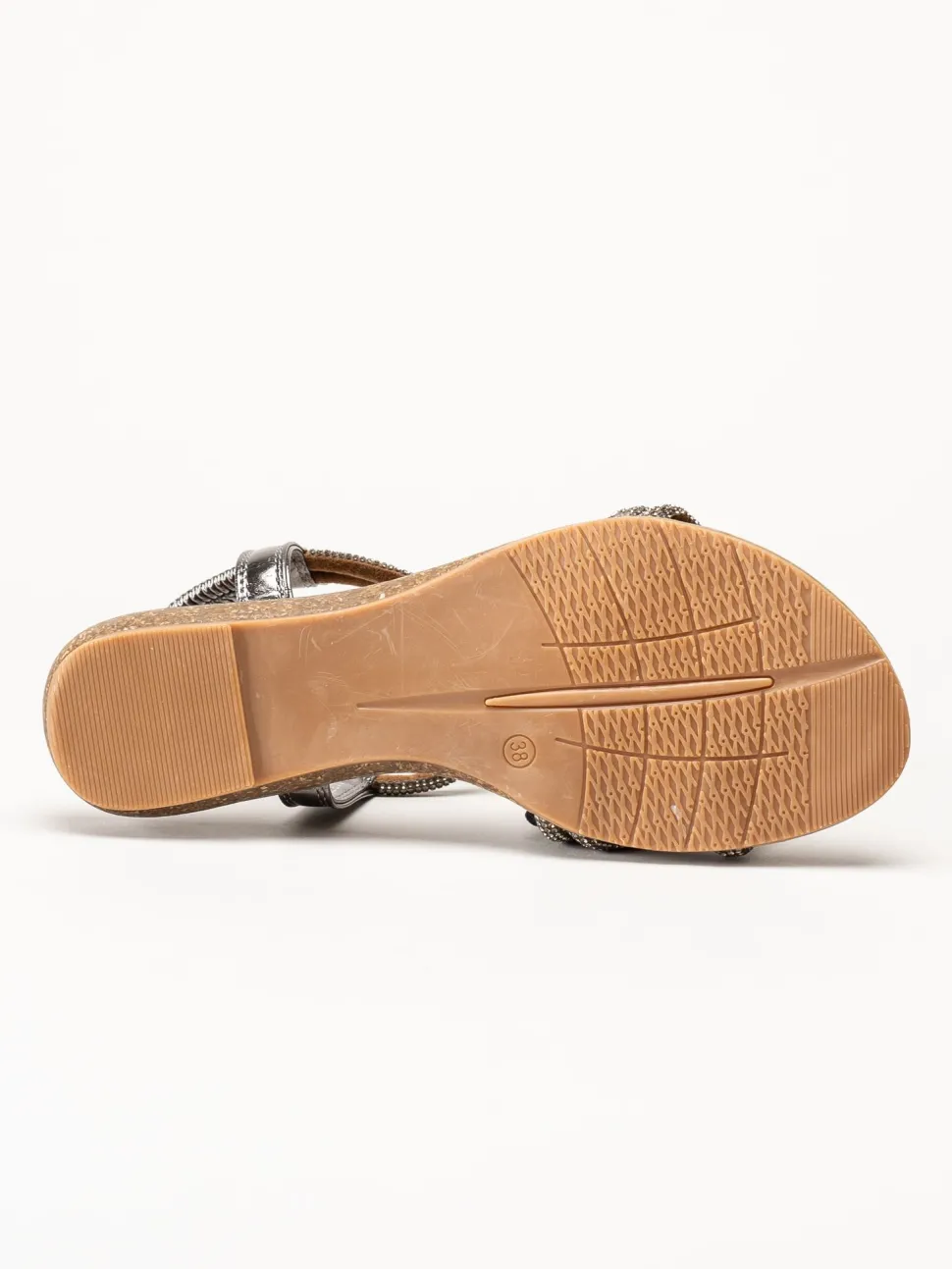 Lunar - 246Cortez - Silverfärgade sandal