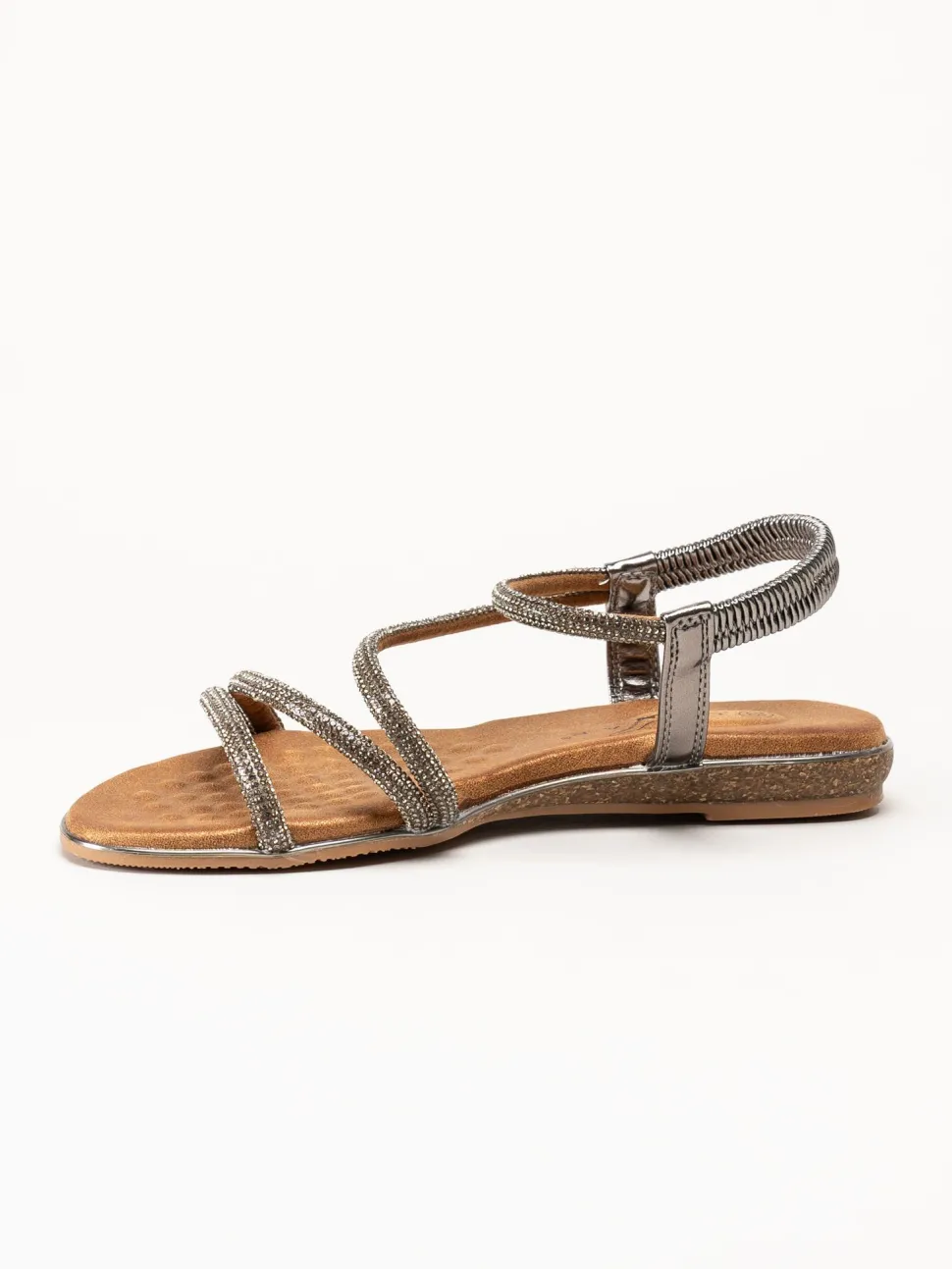 Lunar - 246Cortez - Silverfärgade sandal